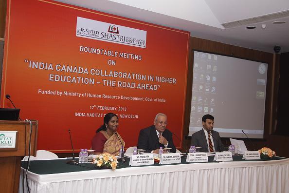 India Canada Collaboration in Higher education – The Road Ahead.